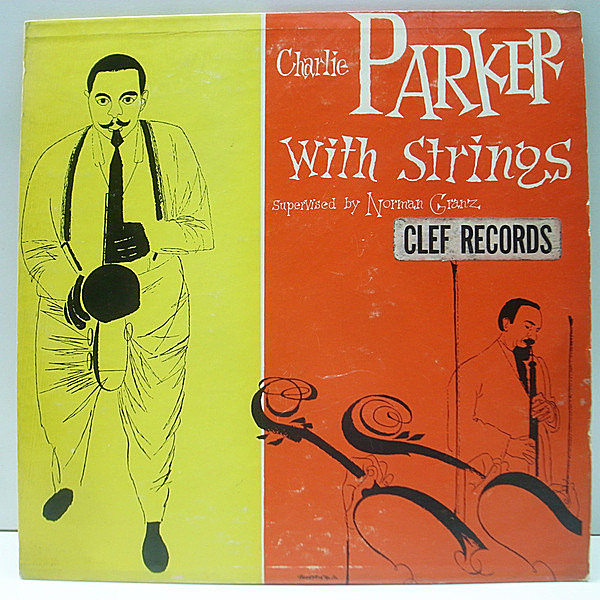 レコードメイン画像：レア 10吋 CHARLIE PARKER With Strings (MG C-501) FLAT 深溝 MONO | チャーリー・パーカー 名盤