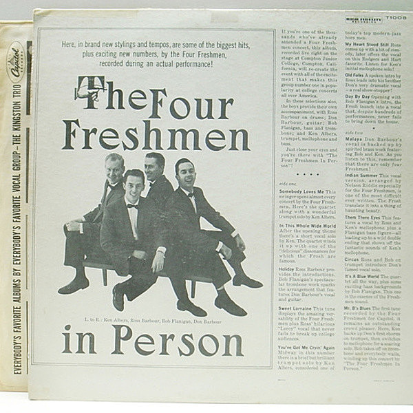 FOUR FRESHMEN / The Four Freshmen In Person (LP) / Capitol