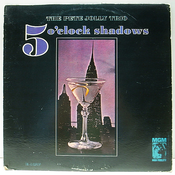 レコードメイン画像：美盤!! 初版 黒ツヤ USオリジナル PETE JOLLY TRIO 5 Five O'Clock Shadows (MGM SE 4127) Ralph Pena, Nick Martinis 粋なピアノトリオ