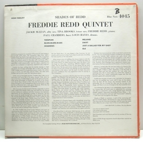 ジャズレコード Freddie Redd Quintet/Shades of … abitur.gnesin