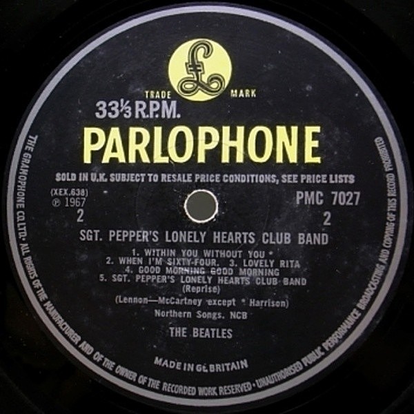 The Beatles sgt.peppers UKオリジナルmonoレコード-