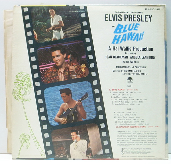 ELVIS PRESLEY / Blue Hawaii (LP) / RCA Victor | WAXPEND RECORDS