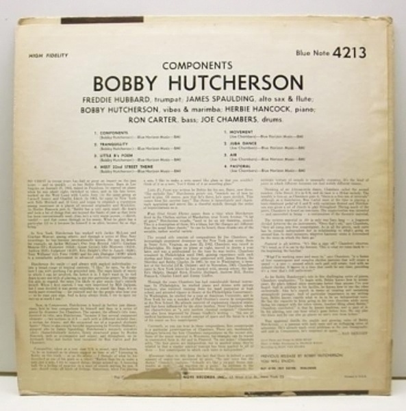 BOBBY HUTCHERSON / Components (LP) / Blue Note | WAXPEND RECORDS