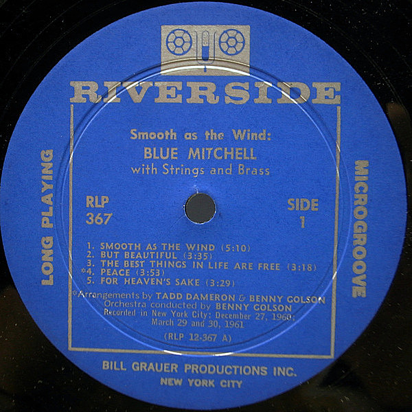 BLUE MITCHELL / Smooth As The Wind (LP) / Riverside | WAXPEND RECORDS