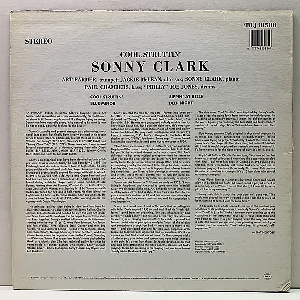 SONNY CLARK / Cool Struttin (LP) / Blue Note | WAXPEND RECORDS