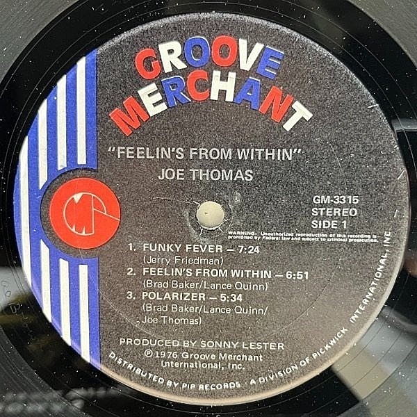 JOE THOMAS / Feelin's From Within (LP) / Groove Merchant | WAXPEND RECORDS