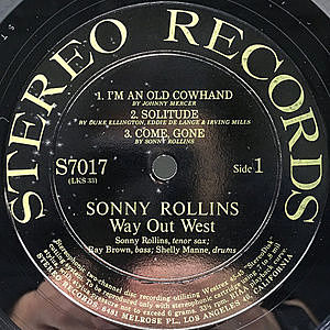 SONNY ROLLINS / Way Out West (LP) / Contemporary | WAXPEND RECORDS