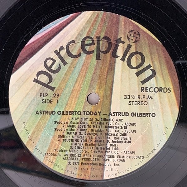 ASTRUD GILBERTO / Now (LP) / Perception | WAXPEND RECORDS