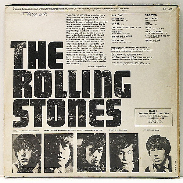 ROLLING STONES / England's Newest Hit Makers (LP) / London