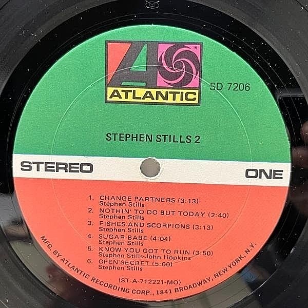 STEPHEN STILLS / Stephen Stills 2 (LP) / Atlantic | WAXPEND RECORDS