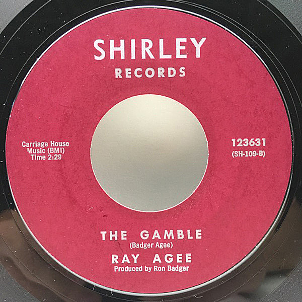 RAY AGEE / Open Up Your Heart / The Gamble (7) / Shirley | WAXPEND RECORDS