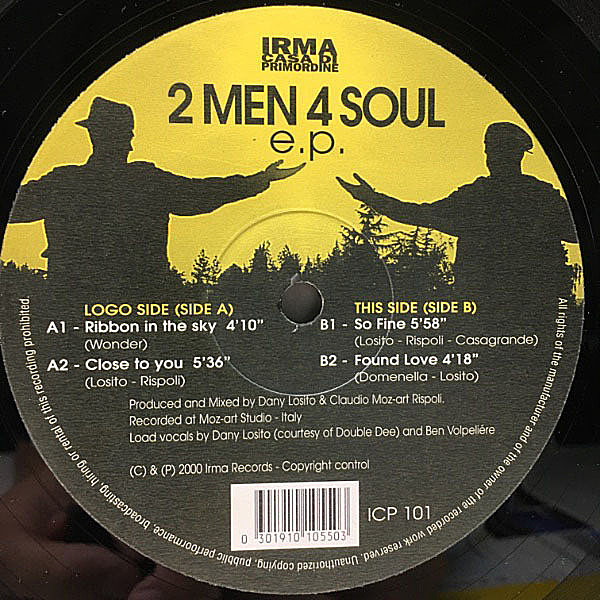 2 MEN 4 SOUL / e.p. Limited Edition (12) / Irma | WAXPEND RECORDS