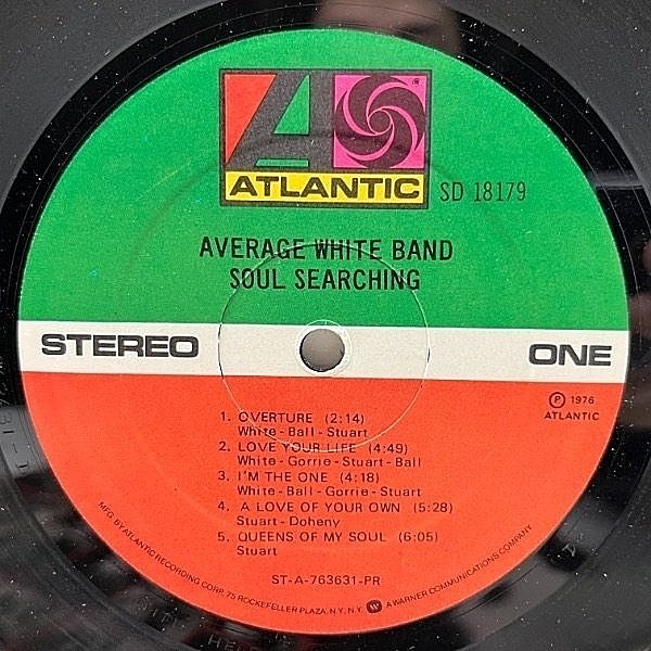 名盤LP☆AVERAGE WHITE BAND SOUL SEARCHING - 洋楽