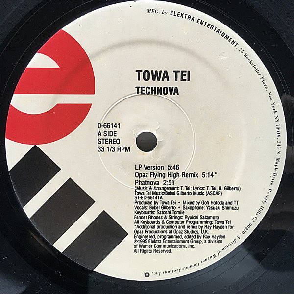 TOWA TEI / Technova (12) / Elektra | WAXPEND RECORDS