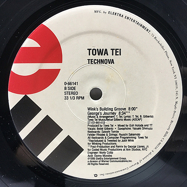 TOWA TEI / Technova (12) / Elektra | WAXPEND RECORDS