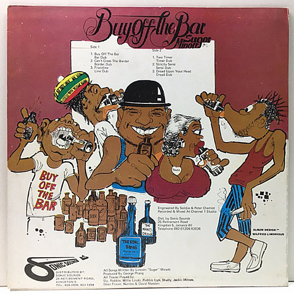 SUGAR MINOTT / Buy Off The Bar (LP) / Sonic Sounds | WAXPEND RECORDS