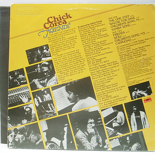 CHICK COREA / Friends (LP) / Polydor | WAXPEND RECORDS