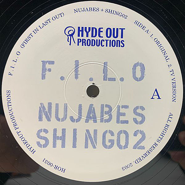 NUJABES / SHING02 / F.I.L.O (First In Last Out) (12) / Hydeout 