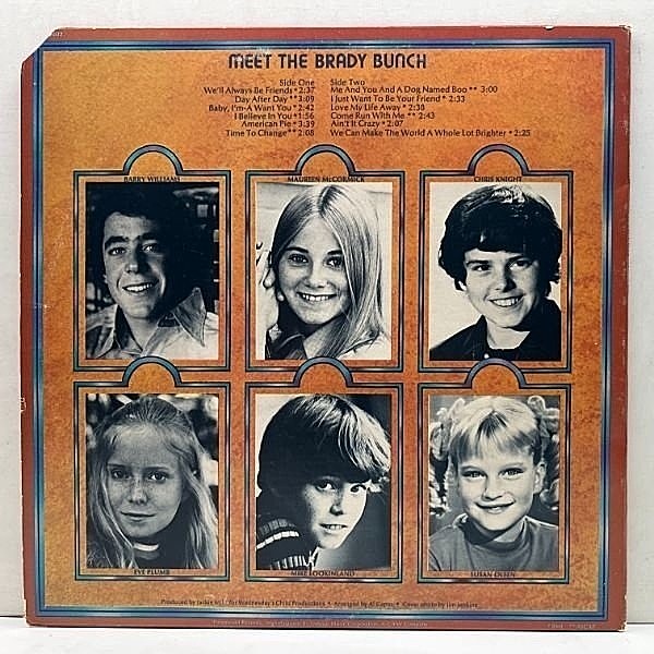 BRADY BUNCH / Meet The Brady Bunch (LP) / Paramount | WAXPEND RECORDS