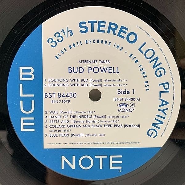 BUD POWELL / Alternate Takes (LP) / Blue Note | WAXPEND RECORDS