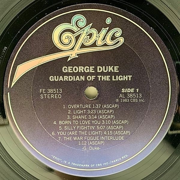 GEORGE DUKE / Guardian Of The Light (LP) / Epic | WAXPEND RECORDS