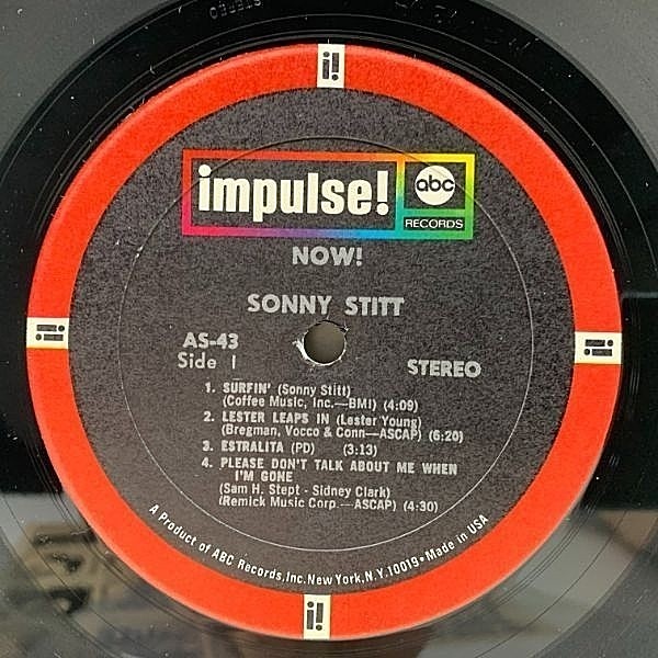 SONNY STITT / Now! (LP) / Impulse | WAXPEND RECORDS