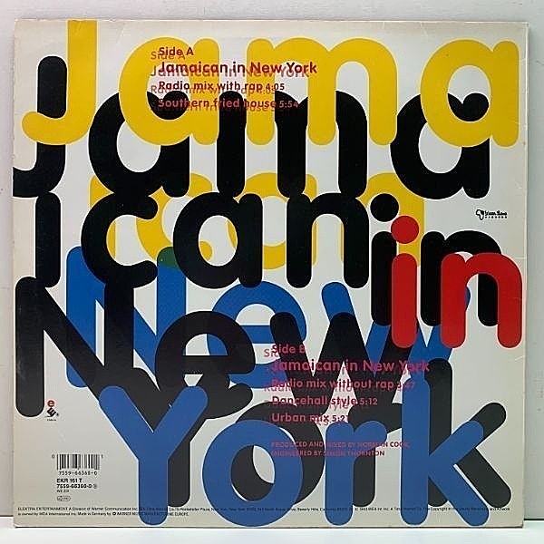 SHINEHEAD / Jamaican In New York (12) / Elektra | WAXPEND RECORDS