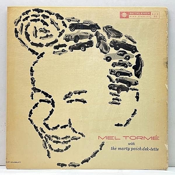 レコードメイン画像：良好!! MONO 深溝 US初期プレス MEL TORME With MARTY PAICH DEK TETTE ('56 Bethlehem) メル・トーメ BURT GOLDBLATT 車アート