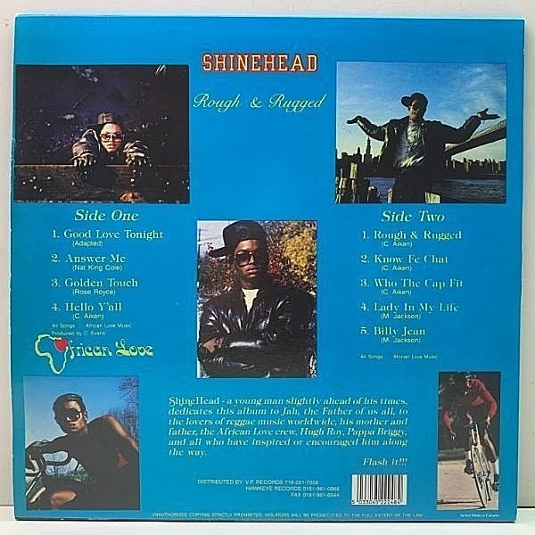 SHINEHEAD / Rough & Rugged (LP) / African Love | WAXPEND RECORDS