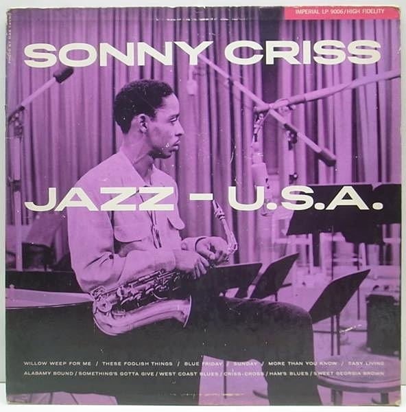 SONNY CRISS / Jazz - U.S.A. (LP) / Imperial | WAXPEND RECORDS