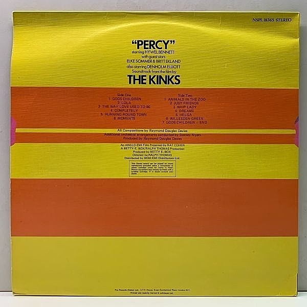 KINKS / Percy (LP) / Pye | WAXPEND RECORDS