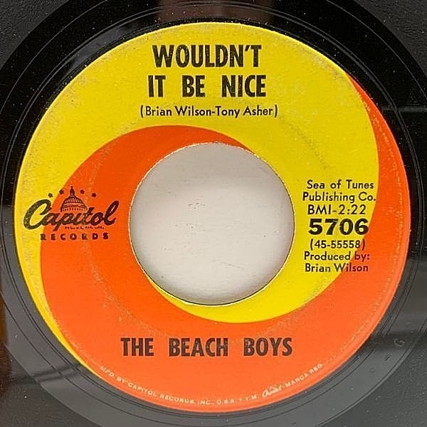 BEACH BOYS / Wouldn't It Be Nice / God Only Knows (7) / Capitol 