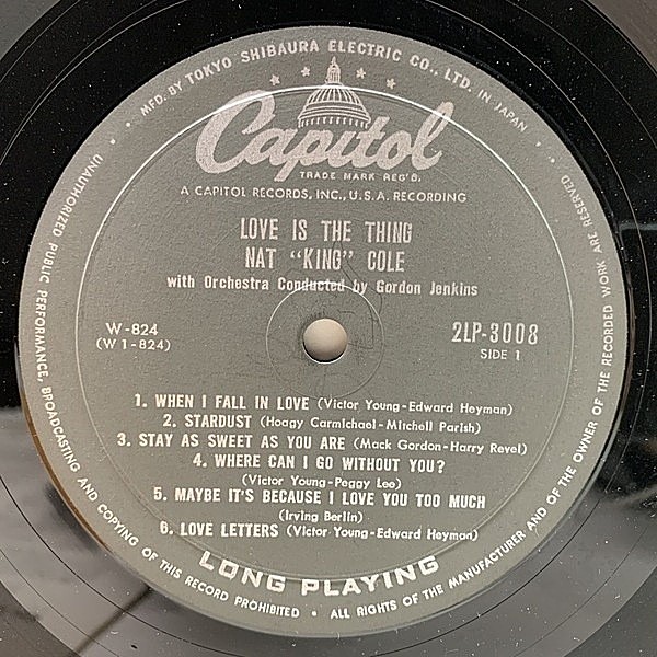 NAT KING COLE / Love Is The Thing (LP) / Capitol | WAXPEND RECORDS