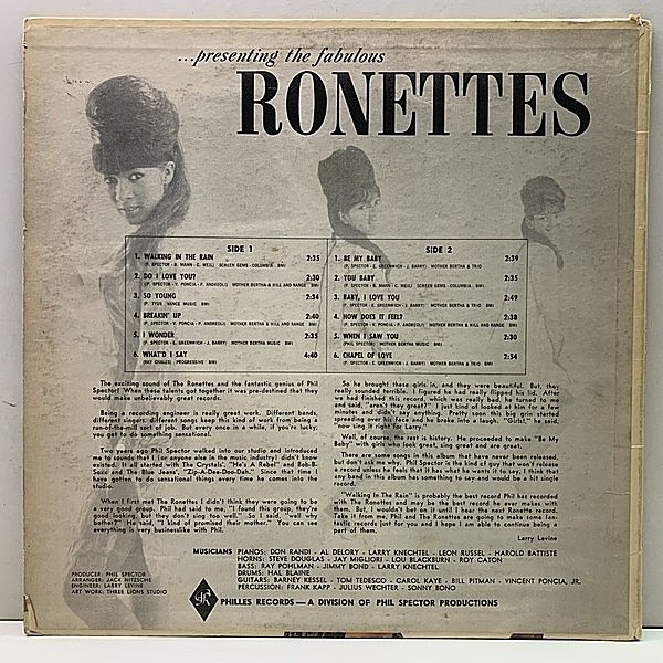 RONETTES / Presenting The Fabulous Ronettes Featuring Veronica (LP) /  Philles | WAXPEND RECORDS