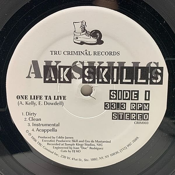 レコードメイン画像：【CAL TJADER Django サンプリング ネタ】USオリジナル AK SKILLS One Life Ta Live / East Ta West メロウネスが渋過ぎる90sクラシック