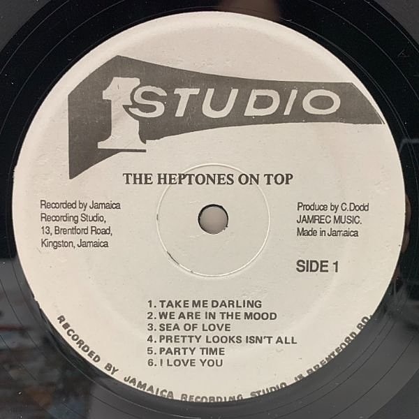 HEPTONES / On Top (LP) / Studio One | WAXPEND RECORDS