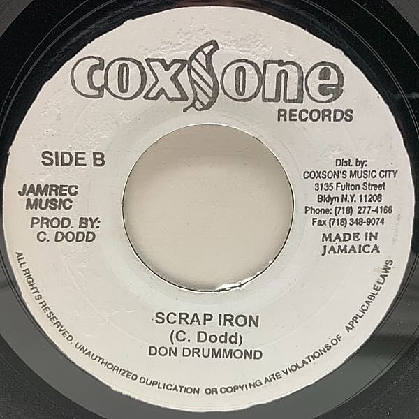 DON DRUMMOND / Further East / Scrap Iron (7) / Coxsone | WAXPEND