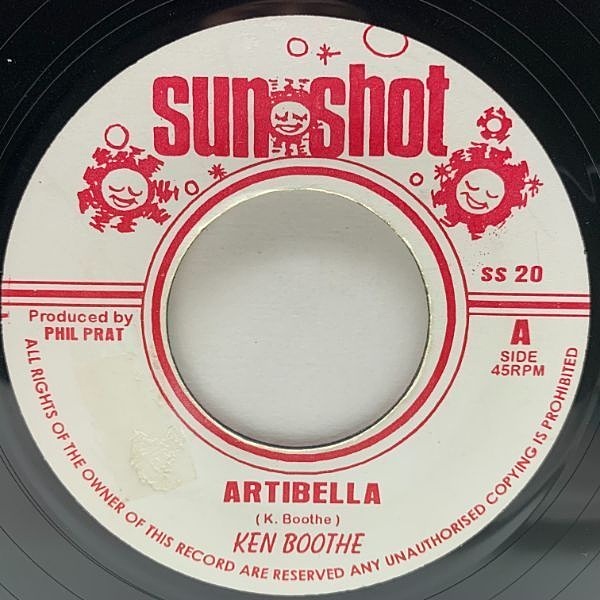 KEN BOOTHE / BOBBY KALPHAT / Artibella (7) / Sunshot | WAXPEND RECORDS