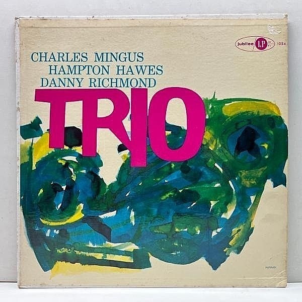 レコードメイン画像：オリジナル!!【SONNY CLARK参加】MONO 1st 青ラベ 深溝 CHARLES MINGUS Three, Trio ('57 Jubilee) w/ HAMPTON HAWES, DANNIE RICHMOND