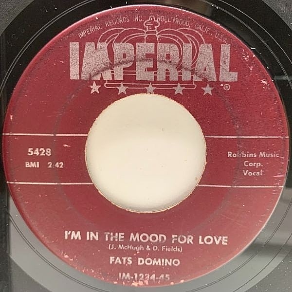 FATS DOMINO / I'm Walkin' / I'm In The Mood For Love (7