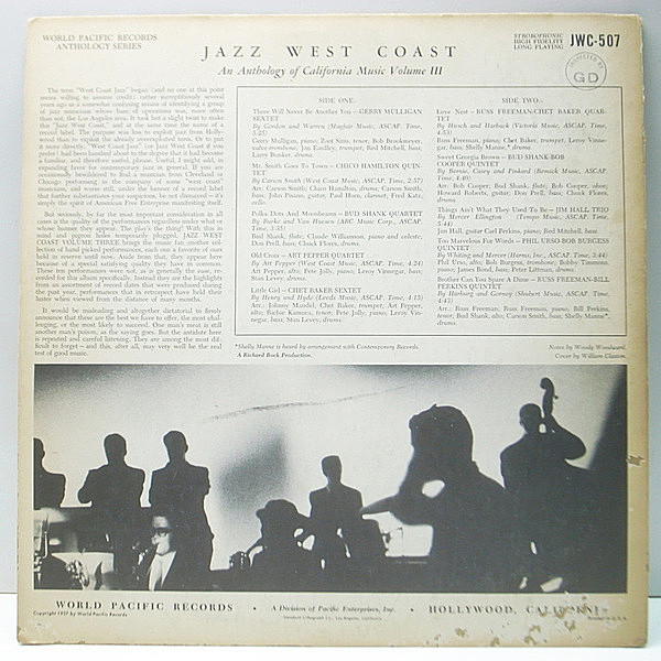 VARIOUS / Jazz West Coast Vol.3 (LP) / World Pacific | WAXPEND RECORDS