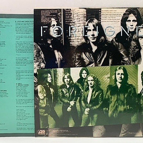 FOREIGNER / Double Vision (LP) / Atlantic | WAXPEND RECORDS