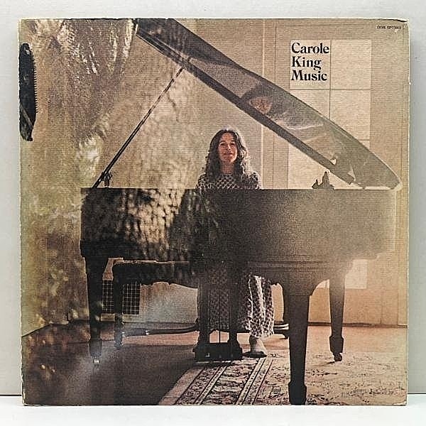 レコードメイン画像：良好盤!! 厚紙歌詞シート付き USオリジナル CAROLE KING Music ('71 Ode SP-77013) 米 初回プレス Danny Kootch, James Taylor ほか