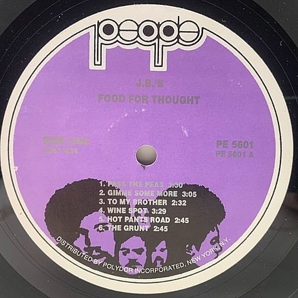JB'S / Food For Thought (LP) / People | WAXPEND RECORDS