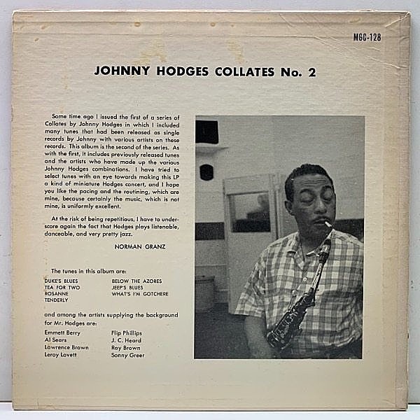 JOHNNY HODGES / Collates No. 2 (10) / Mercury | WAXPEND RECORDS