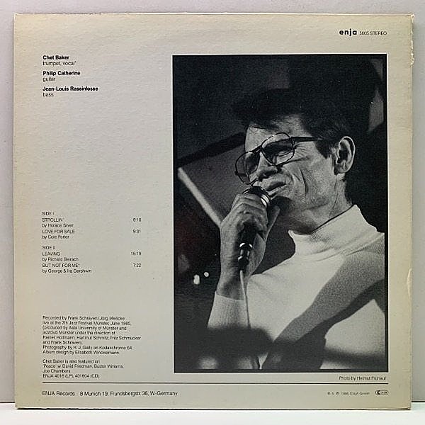 CHET BAKER / Strollin' (LP) / Enja | WAXPEND RECORDS