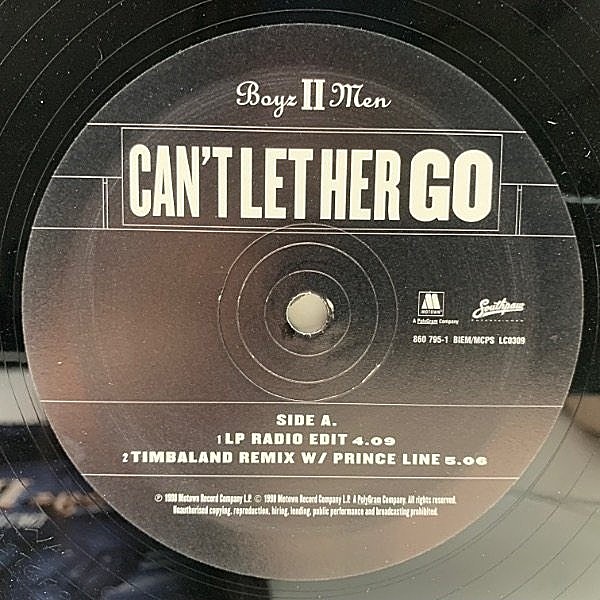 BOYZ II MEN / Can't Let Her Go (12) / Motown | WAXPEND RECORDS