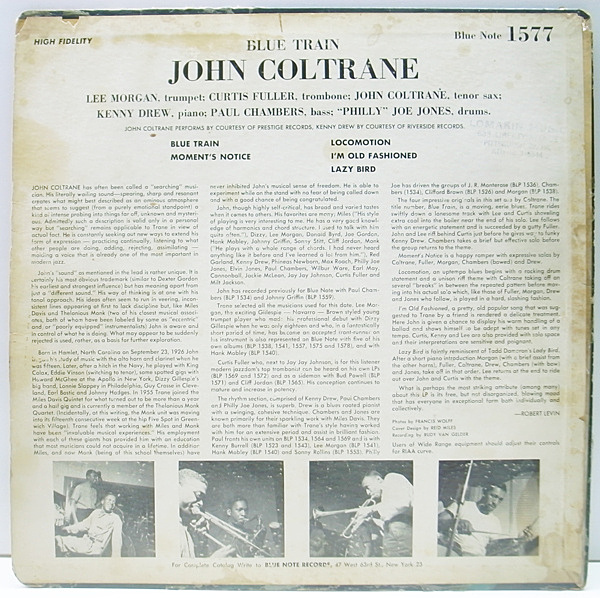 JOHN COLTRANE / Blue Train (LP) / Blue Note | WAXPEND RECORDS