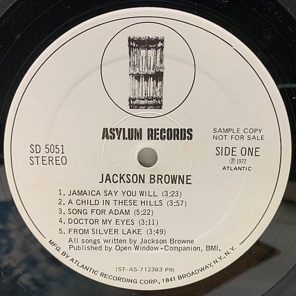 JACKSON BROWNE / Saturate Before Using (LP) / Asylum | WAXPEND RECORDS