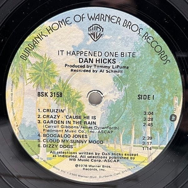 DAN HICKS / It Happened One Bite (LP) / Warner Bros. | WAXPEND RECORDS